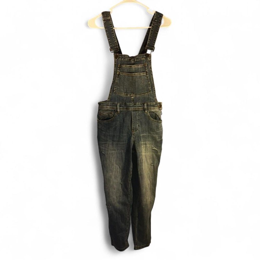 Blank NYC Denim Overalls All Over It Rolling In The Hay? Skinny Stretch Size 27